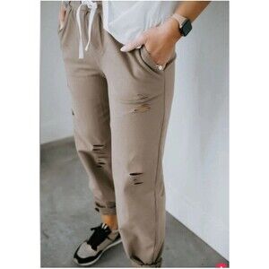 LAURIEBELLES Lot Of 2 CHELSEA DEBOER HADLEE DISTRESSED JOGGERS BY LILY & LOTTIES